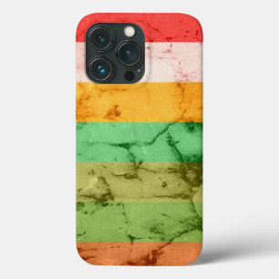 Regenboog Grunge Strepen Achtergrond Case-Mate iPhone Case