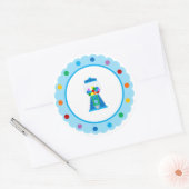 Regenboog Gumball partij stickers (Envelop)