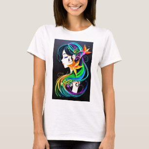 Regenboog haar droom. t-shirt