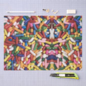 Regenboog Hagelslag Tissuepapier (Craft)
