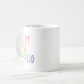 Regenboog Hallo Koffiemok (Voorkant links)
