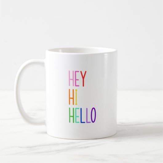 Regenboog Hallo Koffiemok (Links)