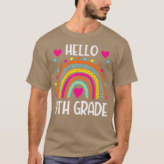 Regenboog Hallo negende graad Shirt negende graad