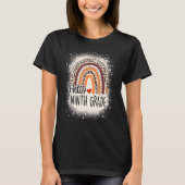 Regenboog Hallo negende leerkracht T-shirt (Voorkant)