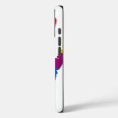 Regenboog handafdruk Case-Mate iPhone case (Achterkant / Links)