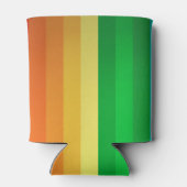 Regenboog hart bruiloft gunst blikjeskoeler (Achterkant)