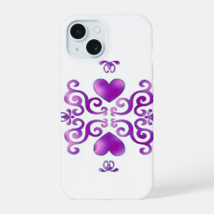 Regenboog Hart en Lelie iPhone 15 Case