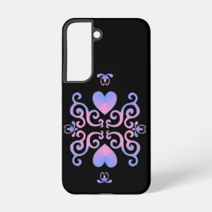 Regenboog Hart en Lelie Samsung Galaxy Hoesje
