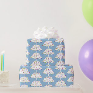 Regenboog Hart Fruitbomen Cadeaupapier