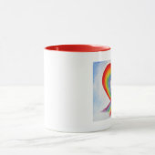 REGENBOOG HART KOFFIEBEEKER MOK (Midden)