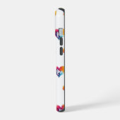 Regenboog Hart Liefde Slogan iPhone 15 Case (Linkerkant)