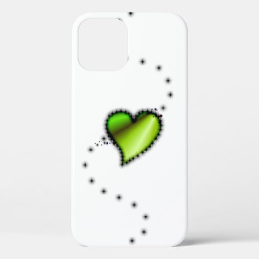 Regenboog Hart met Sterren Case-Mate iPhone Case (Achterkant)