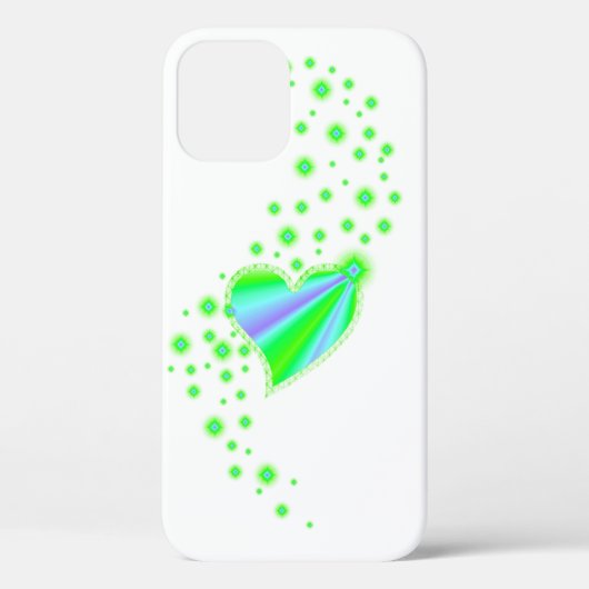 Regenboog Hart met Sterren Case-Mate iPhone Case (Achterkant)