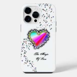 Regenboog Hart met Sterren , De Magie Van Liefde iPhone 14 Pro Max Hoesje