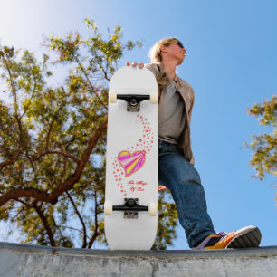 Regenboog Hart met Sterren, De Magie Van Liefde Persoonlijk Skateboard