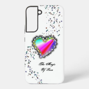 Regenboog Hart met Sterren , De Magie Van Liefde Samsung Galaxy Hoesje