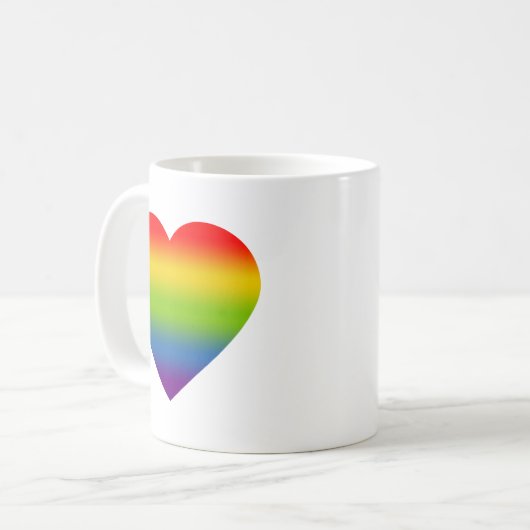 Regenboog Hart Mok (Voorkant links)