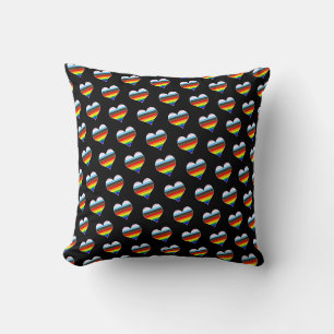 Regenboog Hart Patroon Kussen