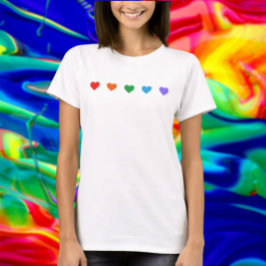 Regenboog Hart Pride T-shirt