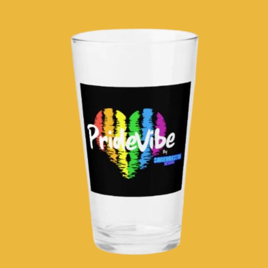 Regenboog Hart PrideVibe: Drink met trots Glas