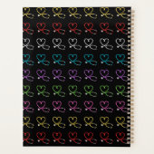 Regenboog Hart Stethoscoop Planner (Achterkant)