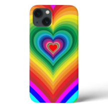 Regenboog Hart Telefoonhoes