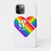 Regenboog Hart Trots Case-Mate iPhone Case (Achterkant)