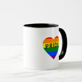 Regenboog Hart Trots Mok (Voorkant rechts)