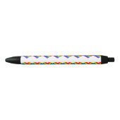 Regenboog Hart Trots Zwarte Inkt Pen (Voorkant)