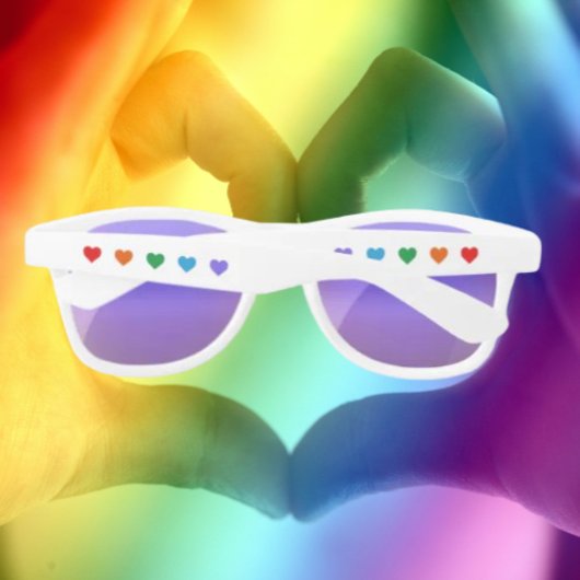 Regenboog Hart Vibes Zonnebril