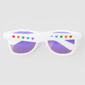 Regenboog Hart Vibes Zonnebril (Achterkant)