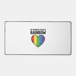 Regenboog Hart Vintage Gravure Favoriete Kleur T-S Bureaumat