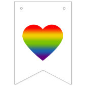 Regenboog Hart Vlaggetjes (Tweede vlag)