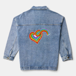 Regenboog Hart Voortgang is niet Lineair Docent Na Denim Jacket