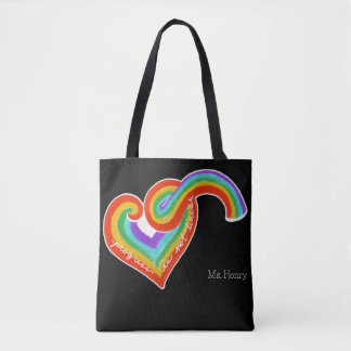 Regenboog Hart Voortgang is niet Lineair Docent Na Tote Bag
