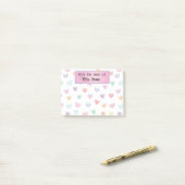 regenboog hart waterverf elegant Vanaf het bureau Post-it® Notes (Op bureau)