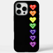 Regenboog harten Case-Mate iPhone case (Achterkant)