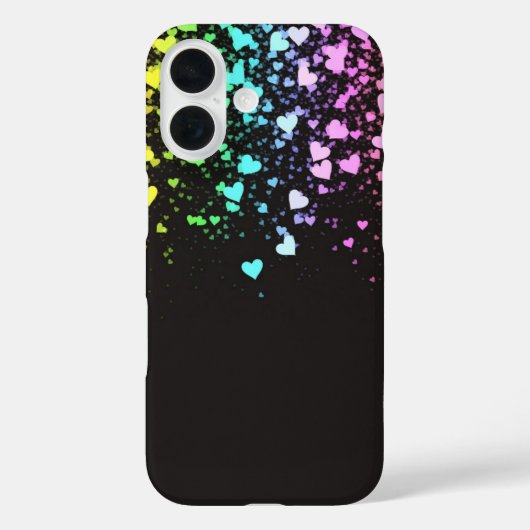 regenboog harten Case-Mate iPhone case (Achterkant)