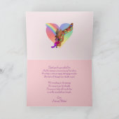 Regenboog Harten door The Happy Juul Company Bedankkaart (Binnen)