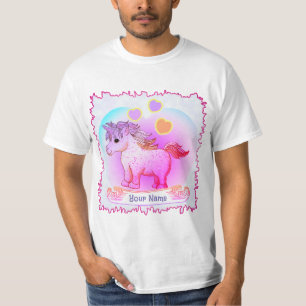 Regenboog Harten Eenhoorn  T-shirt