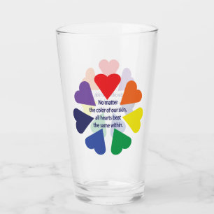 Regenboog Harten Glas