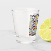 Regenboog Harten Shot Glas (Links)