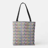 Regenboog Harten Tote Bag (Achterkant)