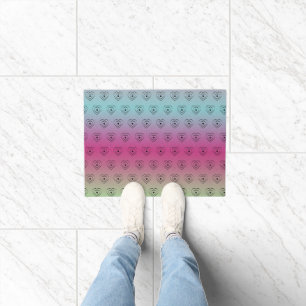 Regenboog Harten Zwarte Pride Hart Deurmat