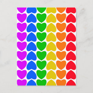 Regenboog Hartlijn Pride Briefkaart