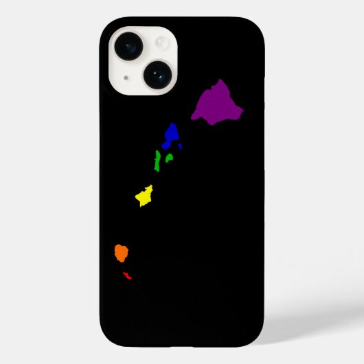Regenboog Hawaï Case-Mate iPhone Case (Achterkant)