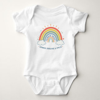🌈 Regenboog Helder Zomer Zonneschijn & Glimlachen Romper