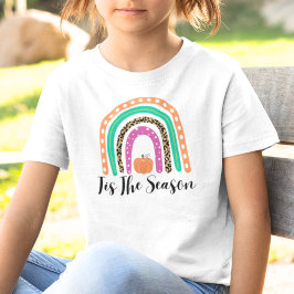 Regenboog Herfst Thanksgiving Shirt, Herfst Herfst T-shirt