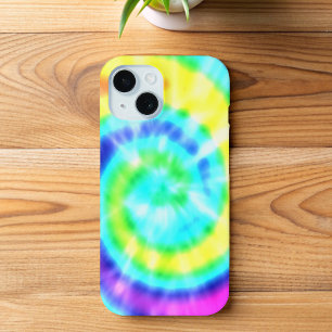 Regenboog Hippie Tie Dye iPhone 15 Case