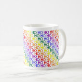 Regenboog Ho Ho Ho Patroon Mok (Voorkant rechts)